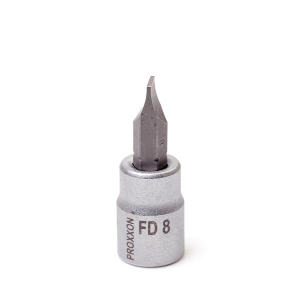 Proxxon 23593 Flat screwdriver bits 3/8", 8 mm 