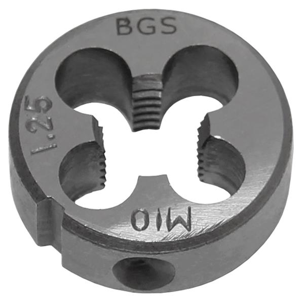 BGS 1900-M10X1.25-S Threading Die, M10 x 1.25 x 25 mm