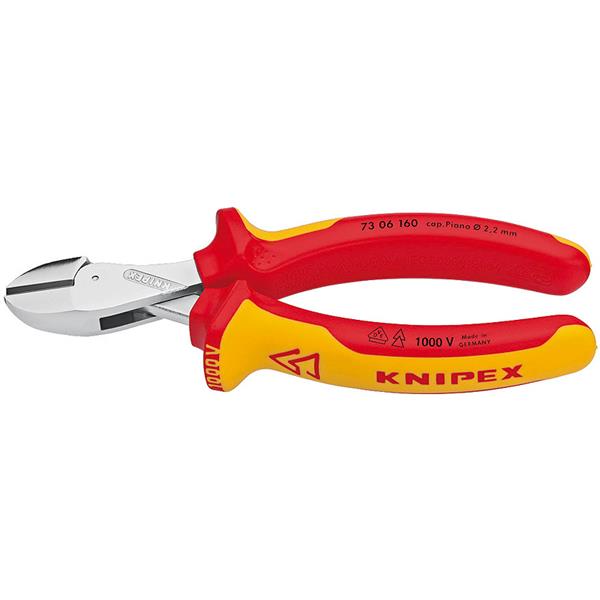 Knipex 73 06 160 X-Cut chrome plated 160 mm