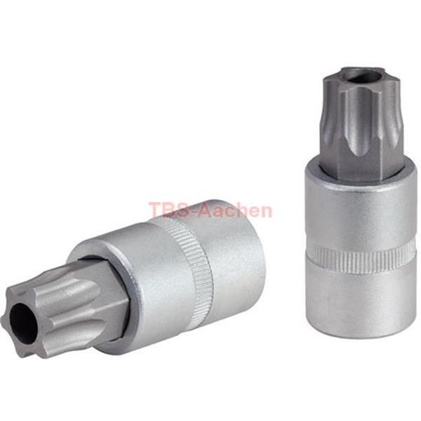 KS-Tools 911.1387 1/2" Bit-Stecknuss TX m.Bohrun 