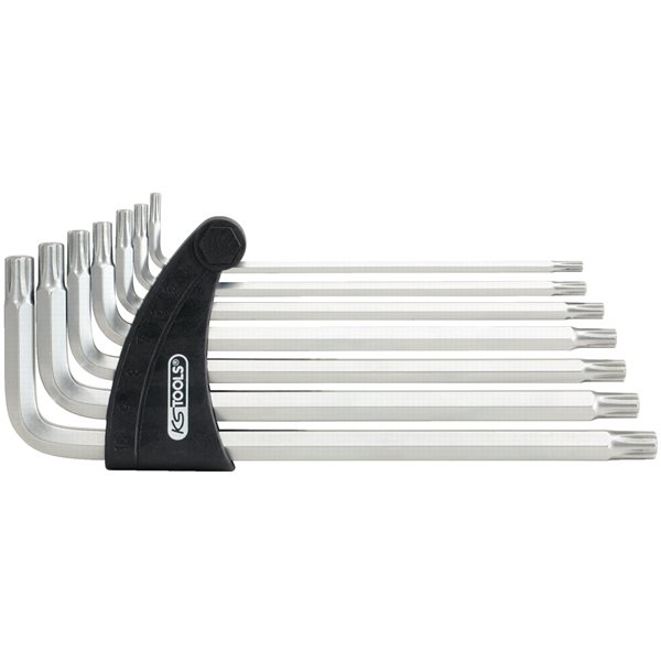 KS-Tools 151.2450 RIBE-Winkelstiftschlüssel-Satz lang, 7-tlg.