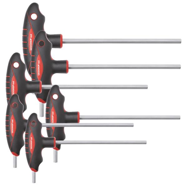 Gedore red R38672006 2C-T-screwdriver set hex. siz 
