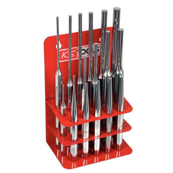 KS-Tools 156.0180 Pin punch set, 17 pcs 