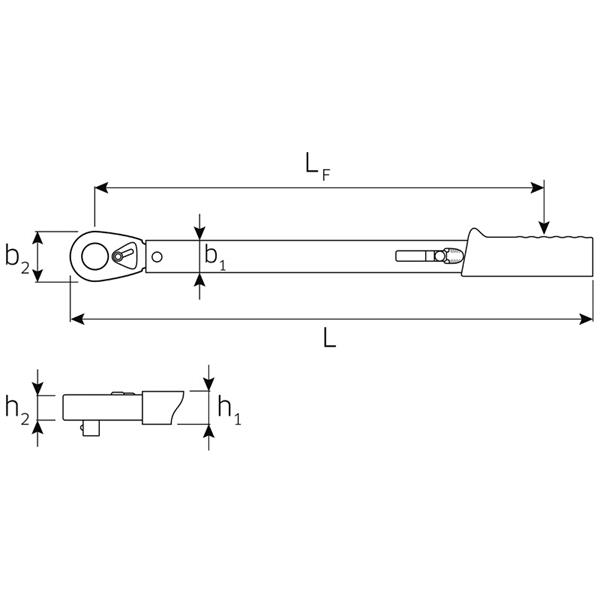 Stahlwille 721/5 Quick Drehmomentschlüssel 6-50 Nm