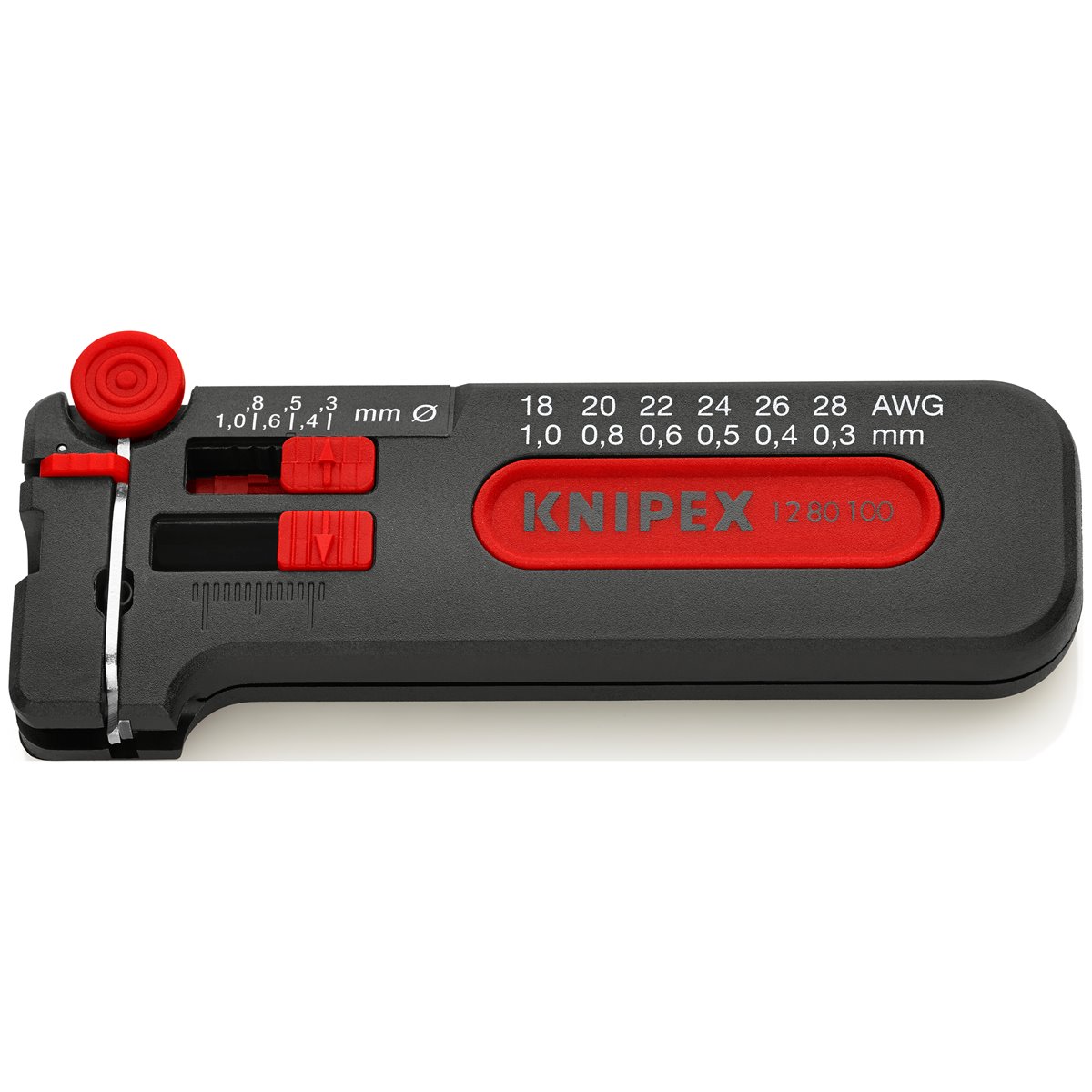 Knipex 12 80 100 SB Mini-Abisolierer