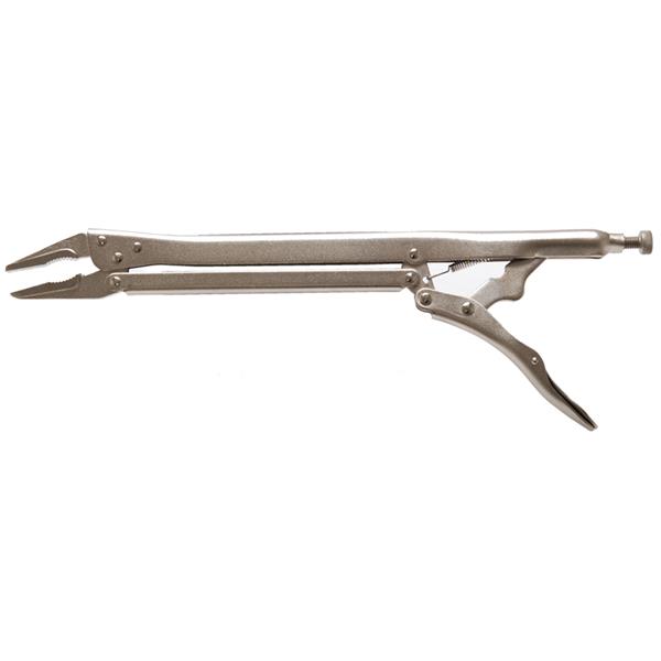 BGS 4496 Locking Long Nose Grip Pliers, 380 mm 