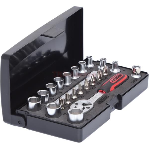 KS-Tools 911.0623 1/4" Socket set, 23 pcs