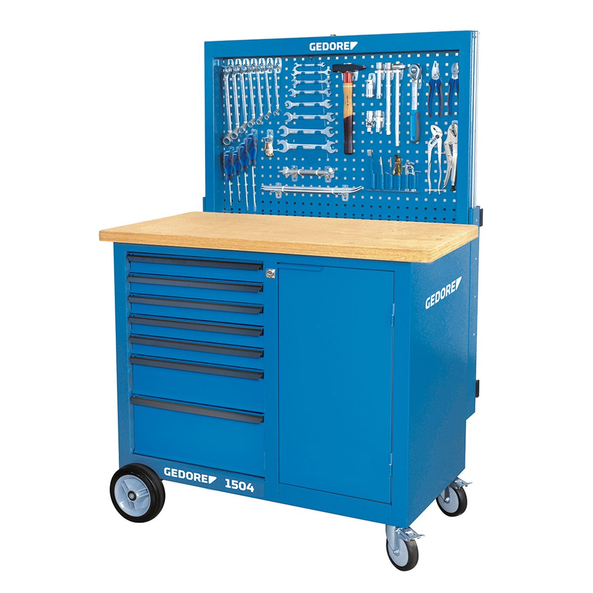 Gedore BR 1504 0511 L Workbench with rear panel 