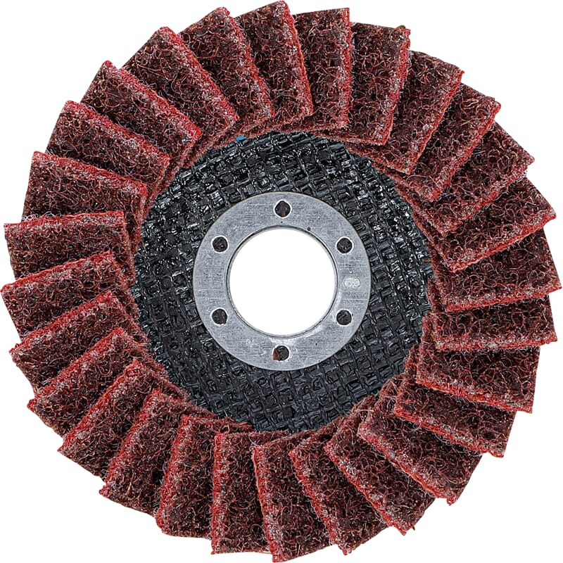 BGS 74473 Flap Disc, Non-Woven, Ø 115 mm, Grain Si ze 120