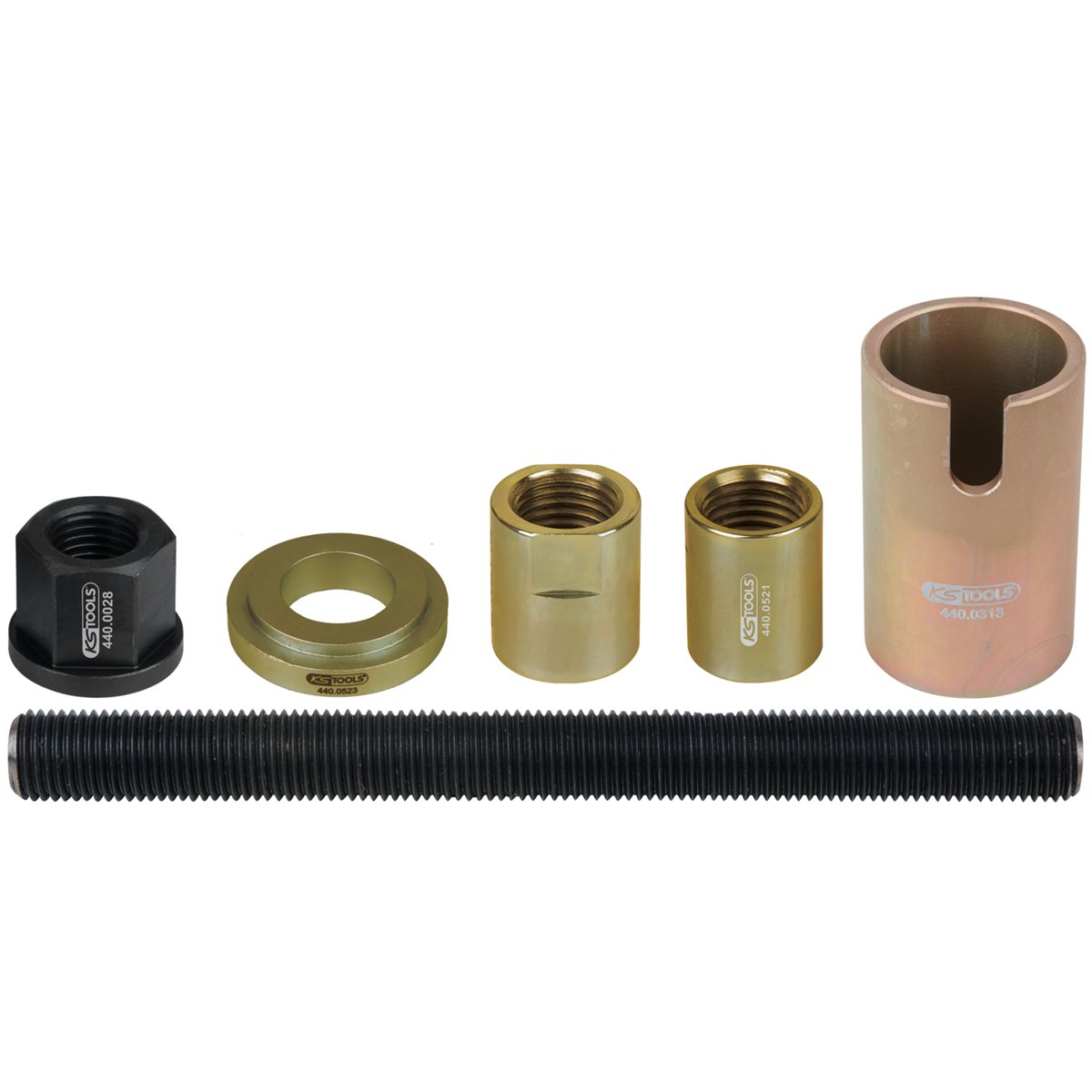 KS-Tools 440.0520 Antriebswellen-Einziehwerkzeug-S atz für BMW, 6-tlg.