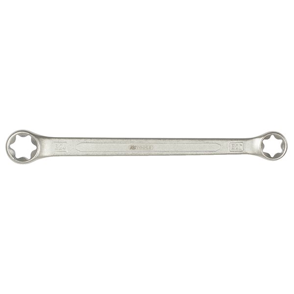 KS-Tools 911.0375 TX-E-Doppelringschlüssel,E16xE22 gerade Form