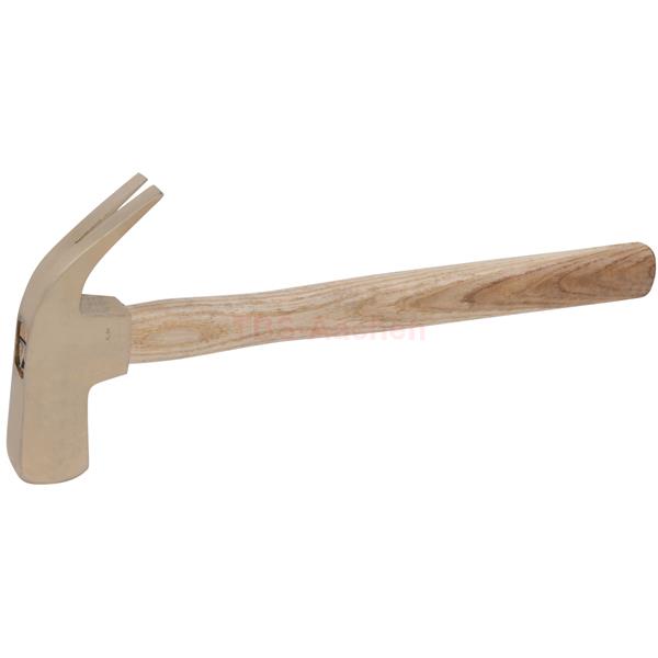 KS-Tools 963.2151 BRONZEplus+ Klauenhammer 400 g, mit Hickorystiel