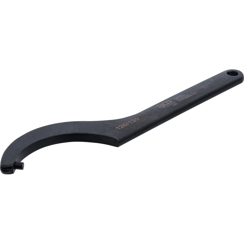 BGS 74222 Hook Wrench with Pin, 120 - 130 mm 