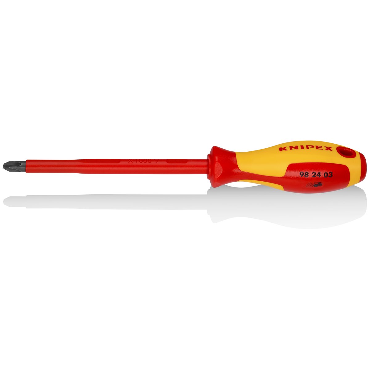 Knipex 98 24 03 Kreuzschlitz-Schraubendreher PH 3 