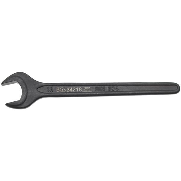 BGS 34218 Single Open End Spanner, DIN 894, 18 mm 