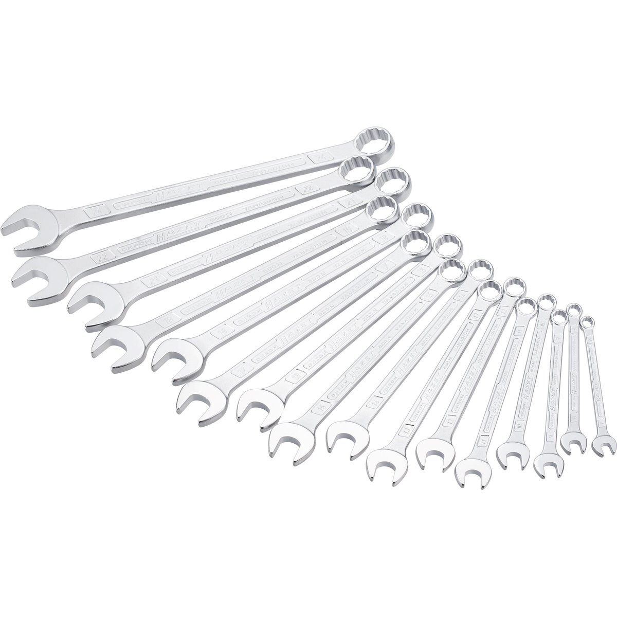 Hazet 600SPC/16 Combination Wrench Set, 16 Pieces 