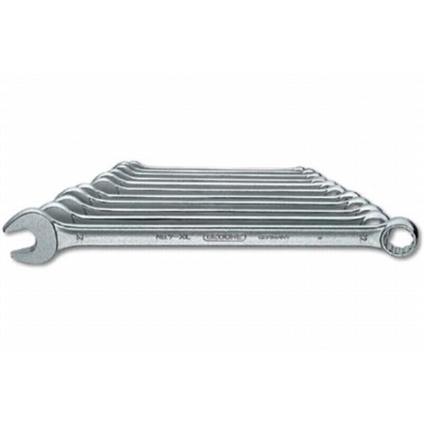 Gedore 7 XL-012 Combination spanner set, extra lon g, 12 pcs 10-32 mm