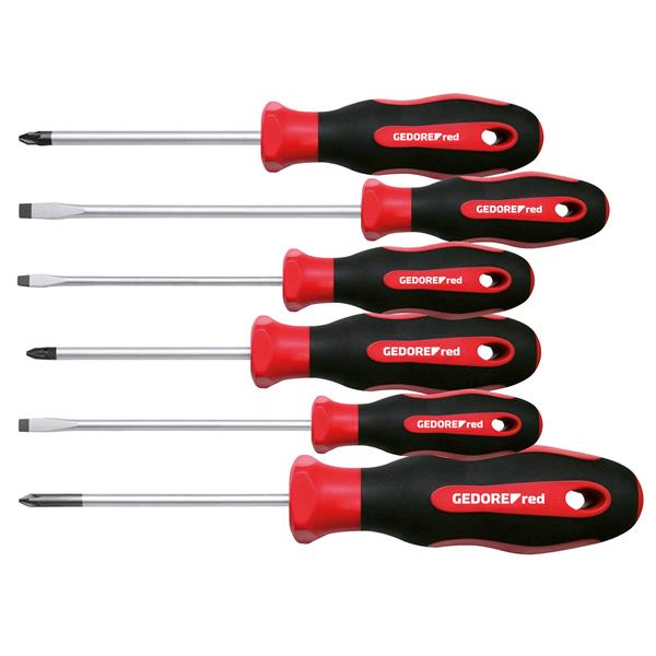 Gedore red R38002106 2C-handle-screwdriver set PZ+ 