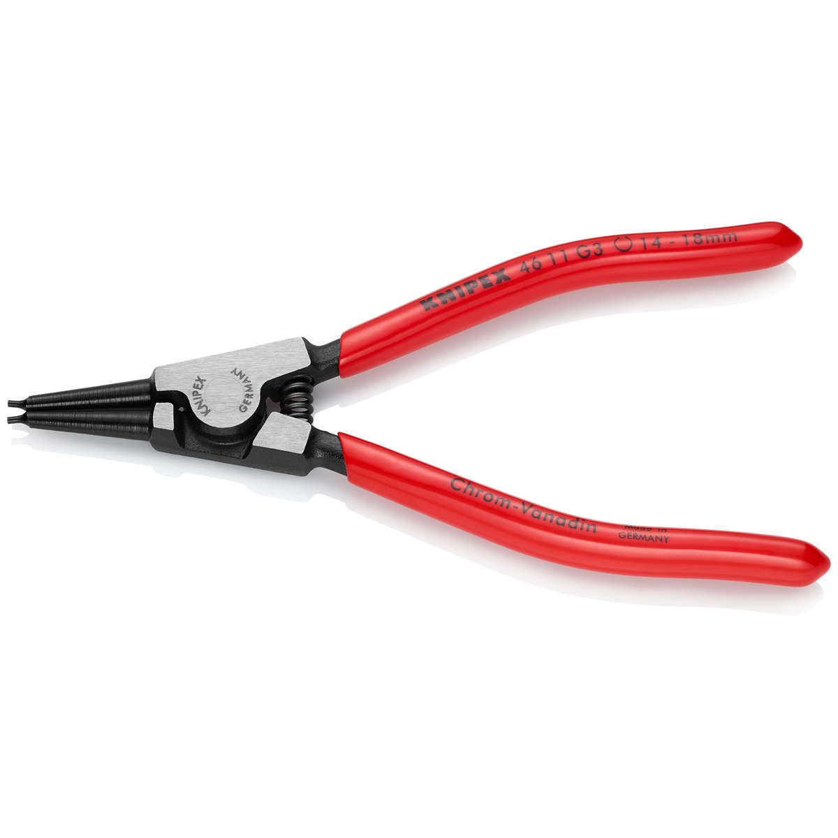 Knipex 46 11 G3 Zange für Greifringe 14,0-18,0 