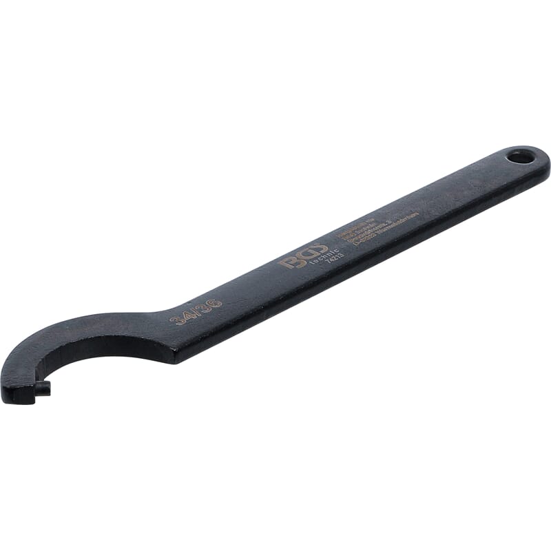 BGS 74213 Hook Wrench with Pin, 34 - 36 mm 