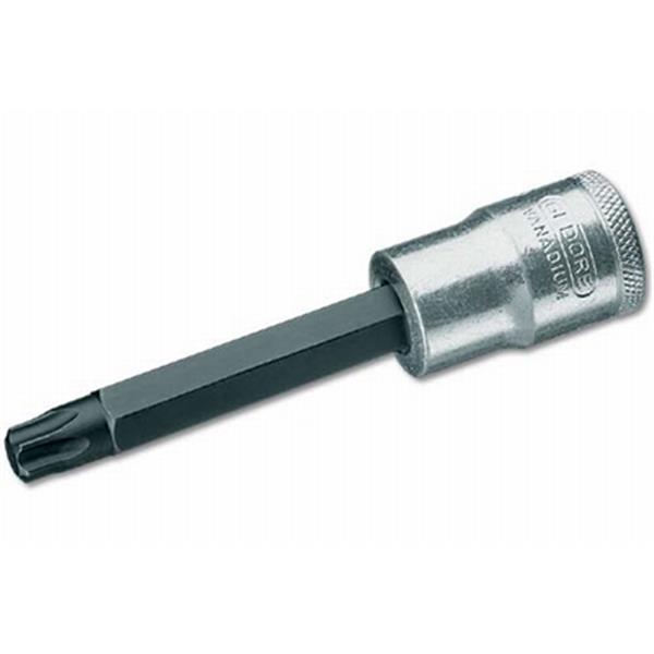 Gedore ITX 19 L T70-100 Screwdriver bit socket 1/2 ", long TORX T70