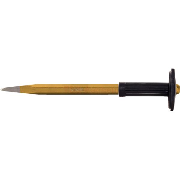 KS-Tools 162.0249 Pointed chisel with hand grip, 8 point, 20x1000mm
