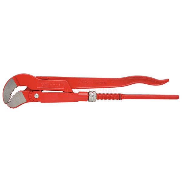 KS-Tools 113.1000 Swed. pattern pipe wrench 45°ang led,1"