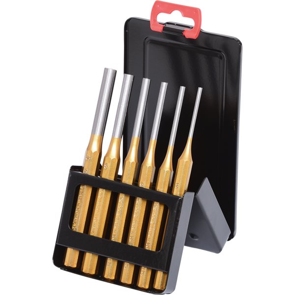 KS-Tools 162.0370 Pin punch set, 6 pcs 