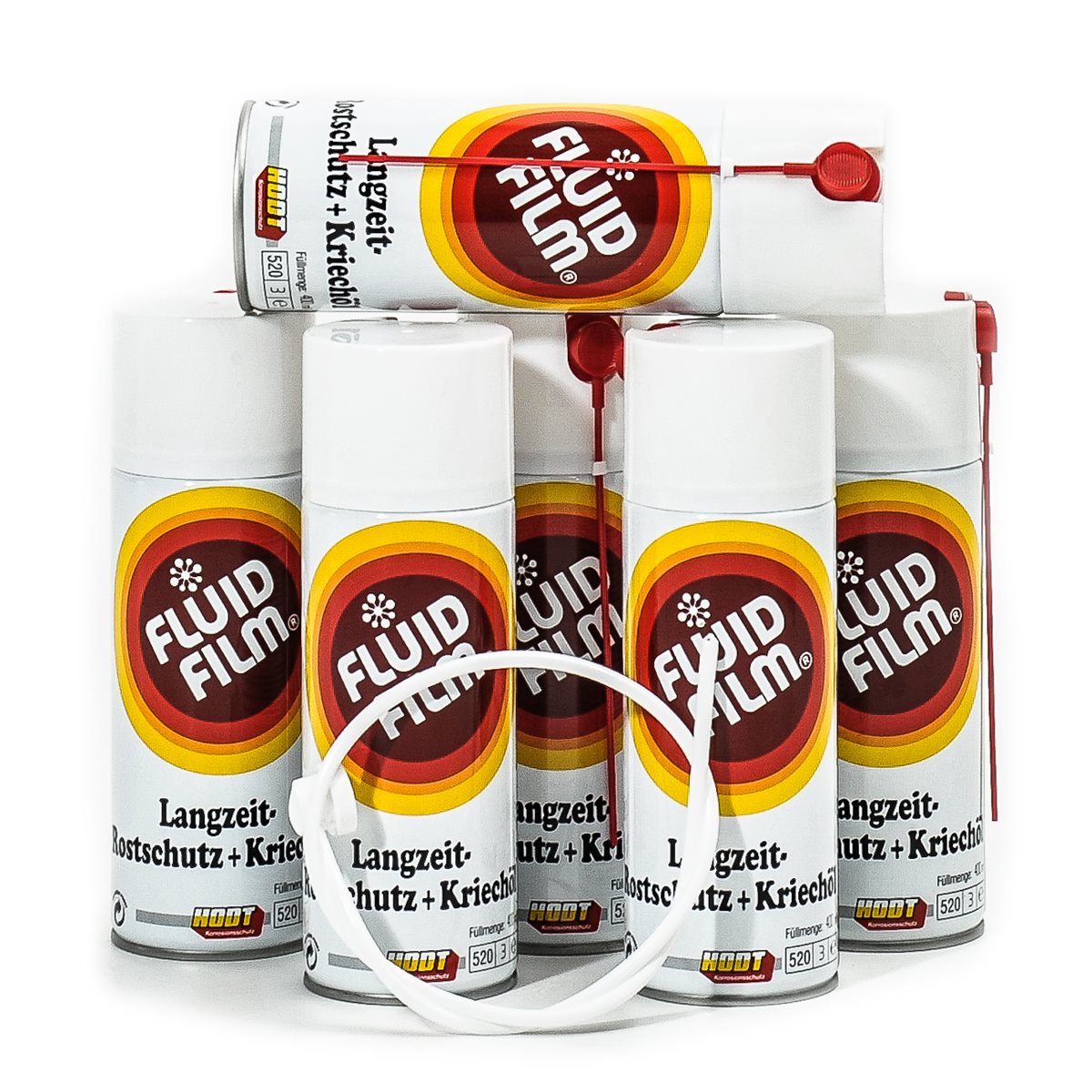 Fluid Film AS-R 400 ml Spray can 6-Pack + Probe