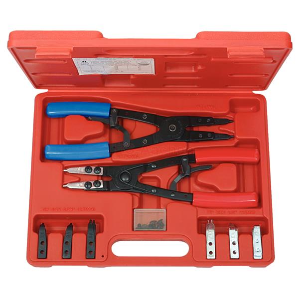 KS-Tools 500.1350 Seegeringzangen-Satz m.Ratschenf 