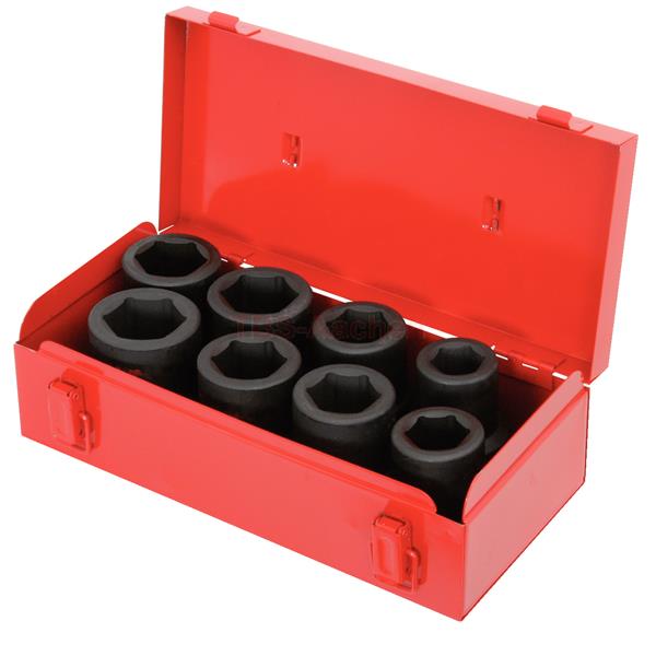 KS-Tools 515.0610 1" 6kant-Kraft-Stecknuss-Satz, 