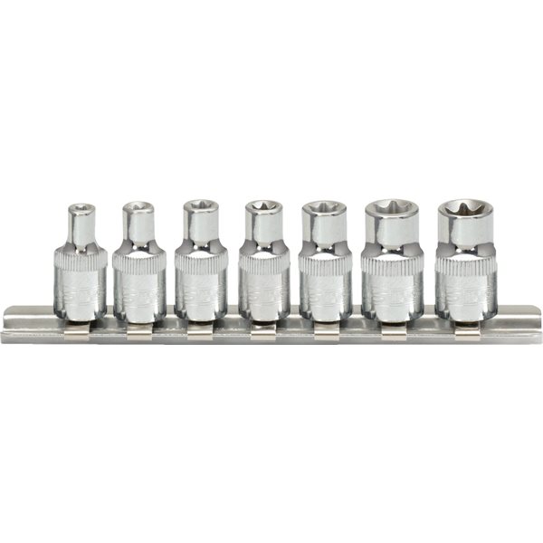 KS-Tools 918.4355 1/4" CHROME+ TX-E Stecknuss-Sa 