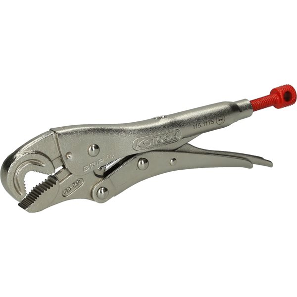 KS-Tools 115.1175 Maul-Gripzange mit Drahtschneide r,175mm