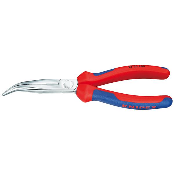 Knipex 26 25 200 SB Flachrundzange mit Schneide 