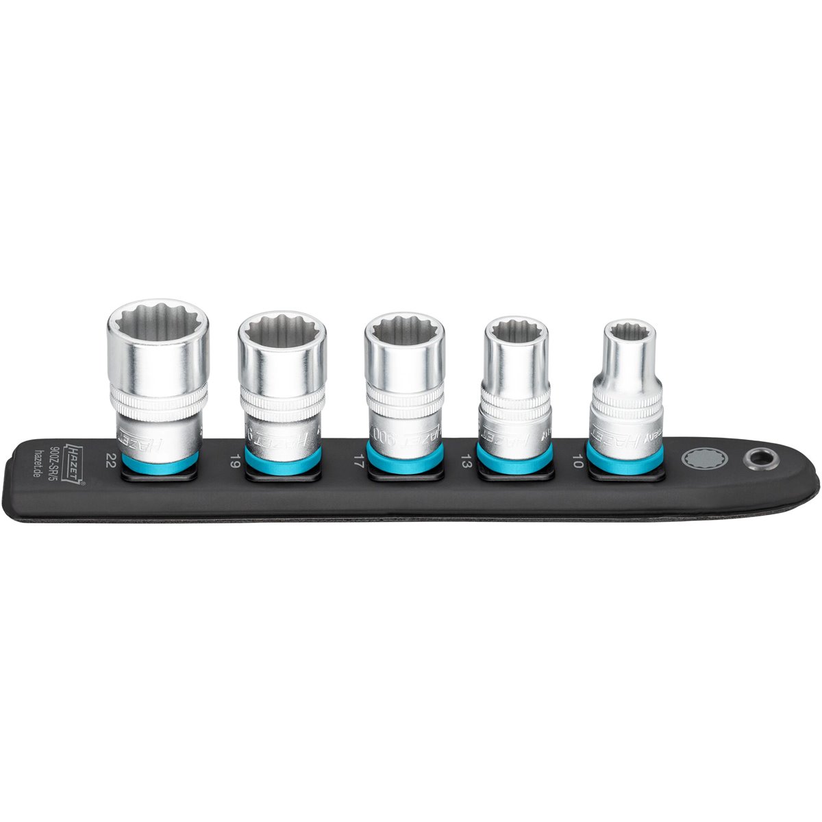 Hazet 900Z-SR/5 Kurzer Rail 1/2" Doppelsechskant 5-fach