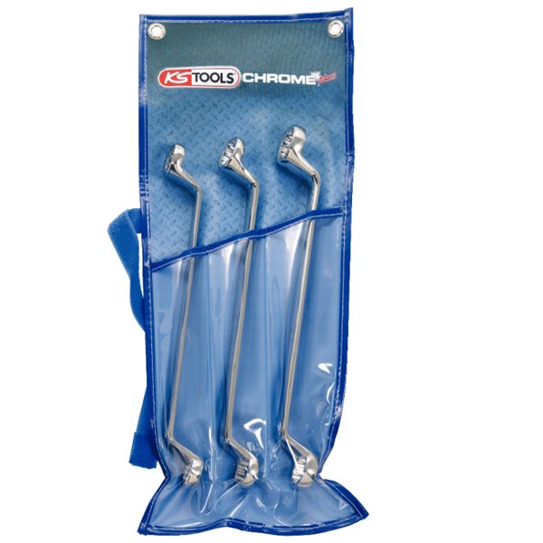 KS-Tools 518.0843 CHROME+ Doppelringschlüssel-Satz 