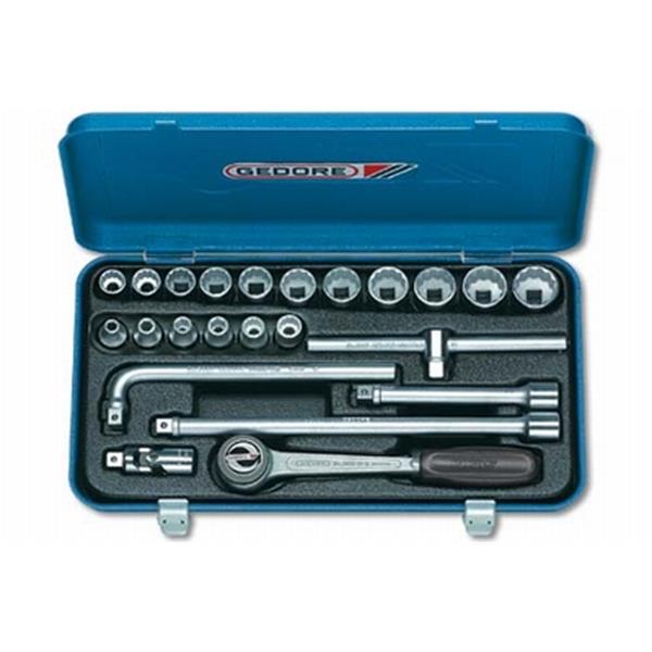 Gedore D 30 HMU-3 Socket set 3/8" 22 pcs UD 6-22 m m