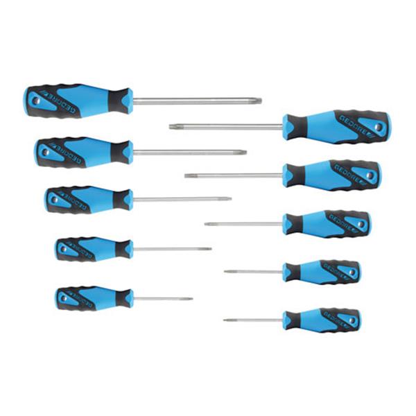 Gedore 2163 TX-010 3C-Screwdriver set 10 pcs TORX T7-T40