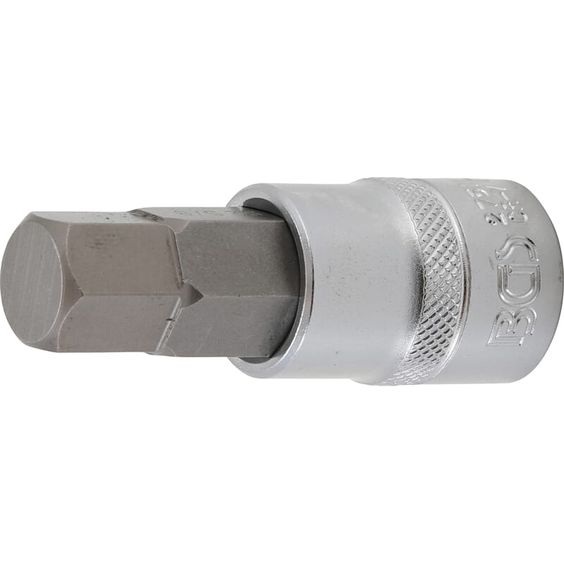 BGS 2751 Bit Socket, length 70 mm, 12.5 mm (1/2") Drive, internal Hexagon 5/8"