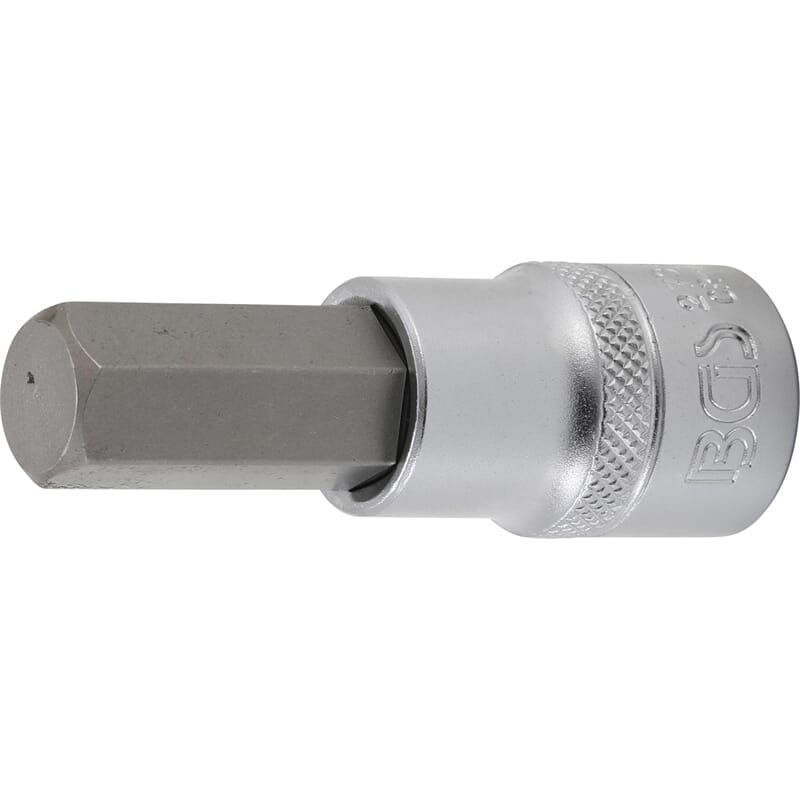 BGS 2738 Bit Socket, length 70 mm, 12.5 mm (1/2") Drive, internal Hexagon 9/16"