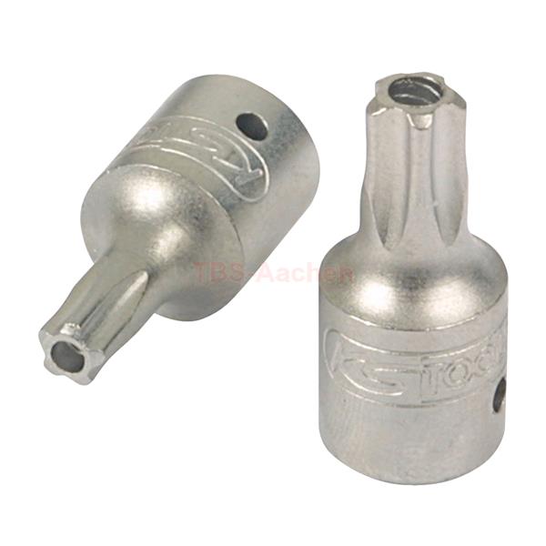 KS-Tools 911.1473 1/4" Bit socket five star tamper proof, TS20