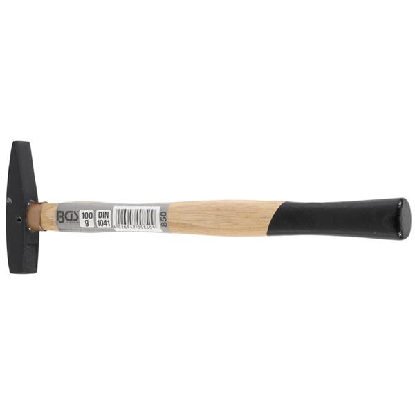 BGS 850 Machinist's Hammer, Wooden Handle, DIN 104 1, 100 g