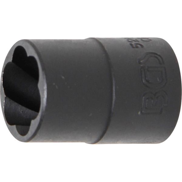 BGS 5266-16 Twist Socket (Spiral Profile) / Screw Extractor, 12.5 mm (1/2") Drive, 16 mm