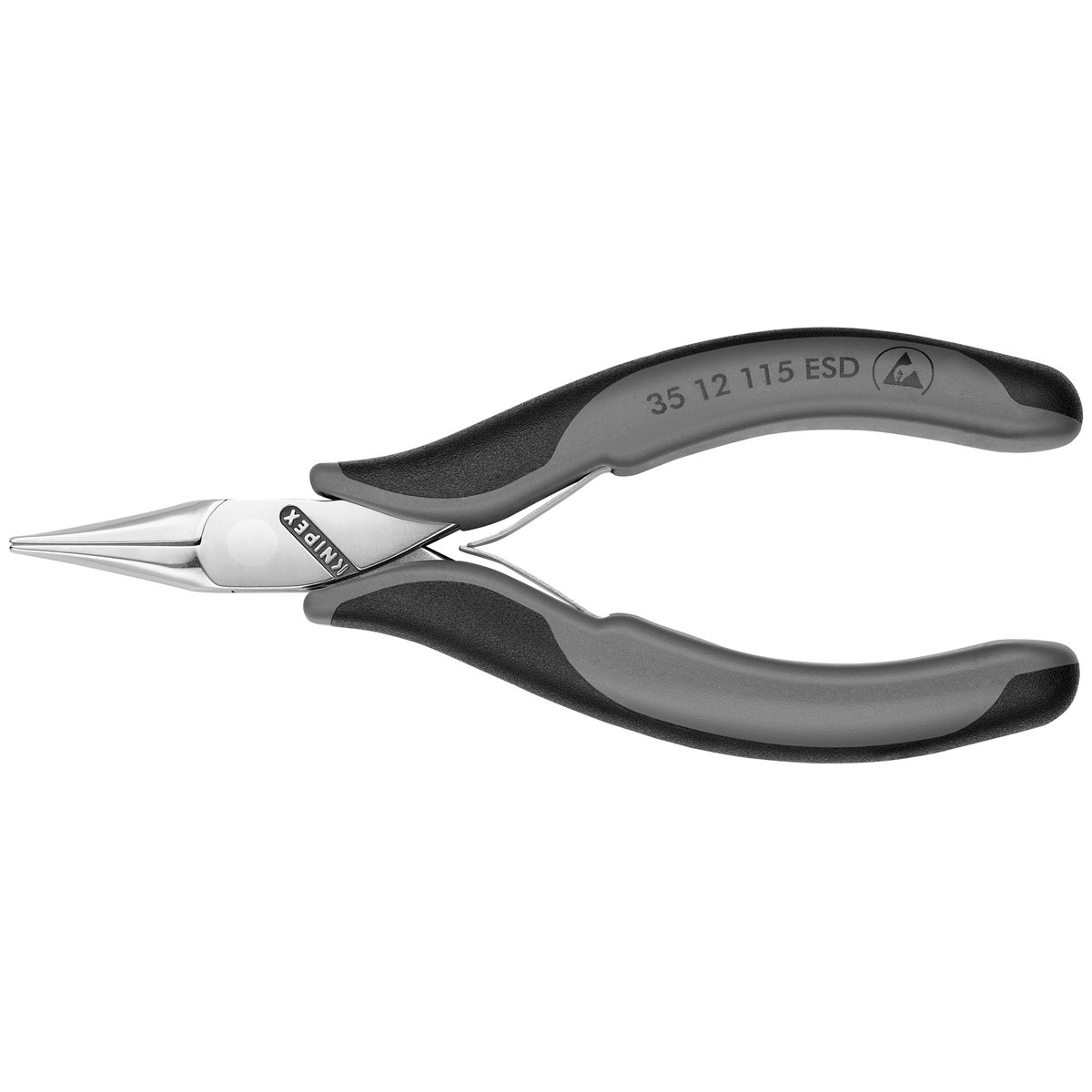 Knipex 35 12 115 ESD Electronics Pliers ESD with multi-component grips 115 mm