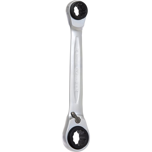 KS-Tools 503.4553 GEAR+Doppelringschlüssel 21x27-2 2x24mm, ,4 in 1, r/l