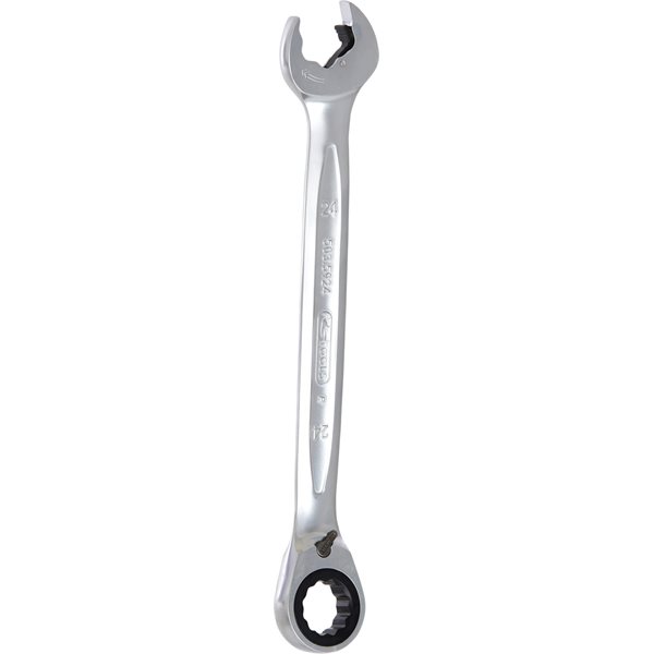 KS-Tools 503.5924 DUOGEAR+ Ringmaulschlüssel 24 mm mit Maul-Ratschenfunktion