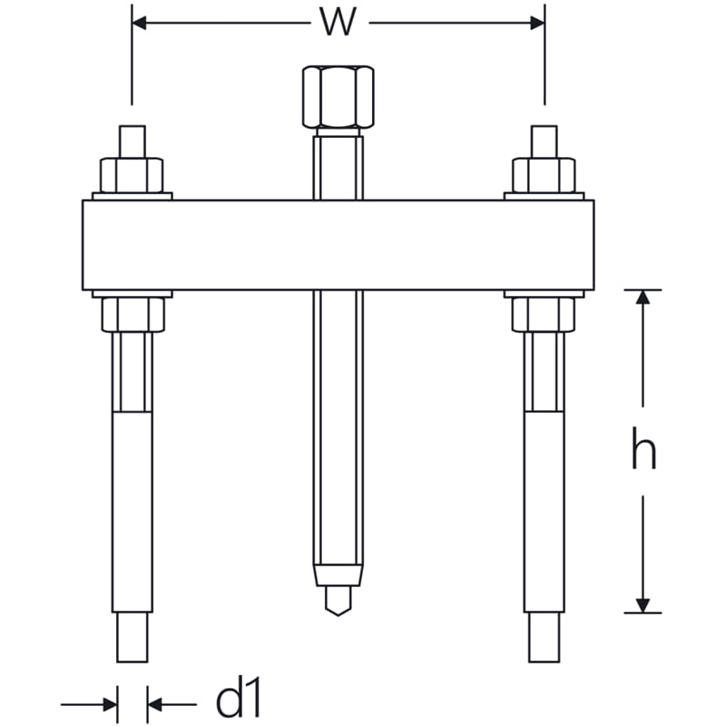 Stahlwille 11501/3 Puller Puller For Separatimg Device