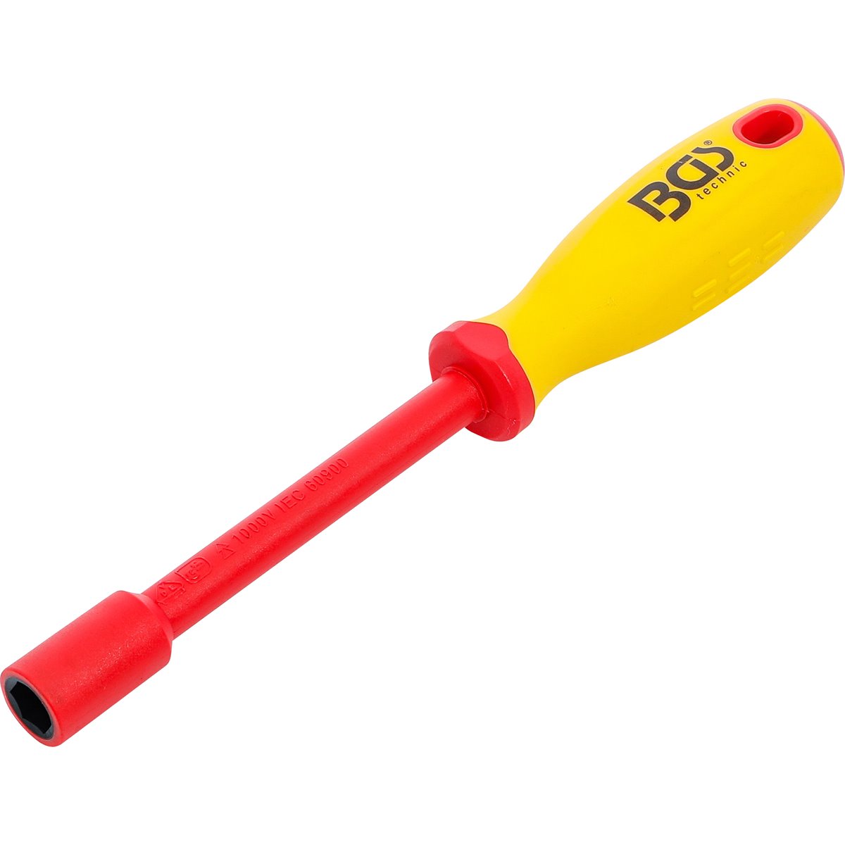 BGS 71091 VDE Socket Screwdriver, Hexagon, 11 mm, Blade Length 125 mm