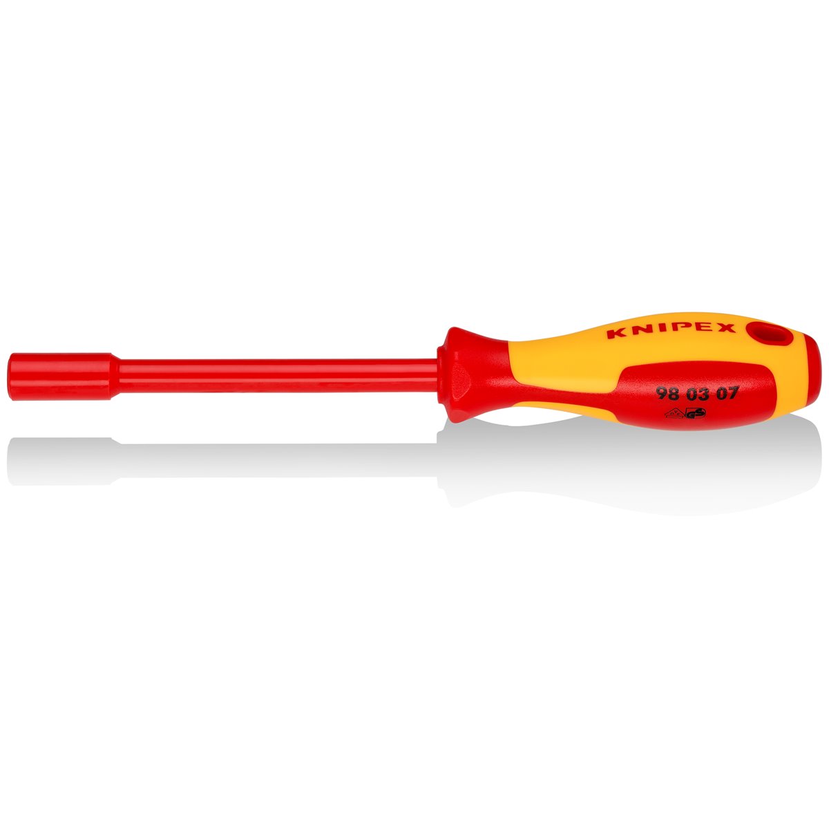 Knipex 98 03 07 Steckschlüssel mit Griff 7 mm 