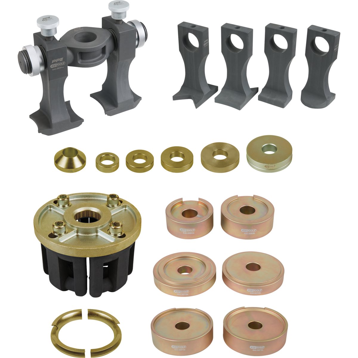 KS-Tools 440.0650 Universal-Werkzeug zur geschraub ten- und Kompakt-Radlagermontage und Demontage, 33